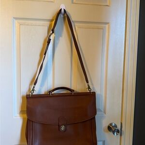 Coach Tan Leather Satchel